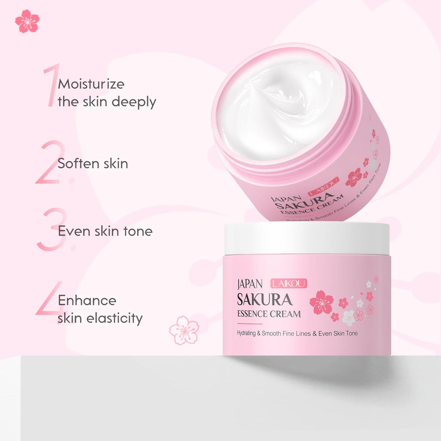 MrCuvaryas Cherry Blossom Skin Care Sets & Kits, Skin Care Set For Pamper Teenage Girls Gifts, Girls Pamper Set Sakura Facial Kit With Cream,Serum,Eye Mask,Lip Mask,Toner,Cleanser,Face Mask 24PCS