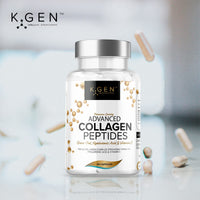 K GEN rejuvenation nutrition Pure Collagen Supplements Capsules Grass Fed Advanced Multi Collagen Peptides | Collagen Powder Pills for Hair, Skin, Nails, & Joints for Women & Men by K GEN