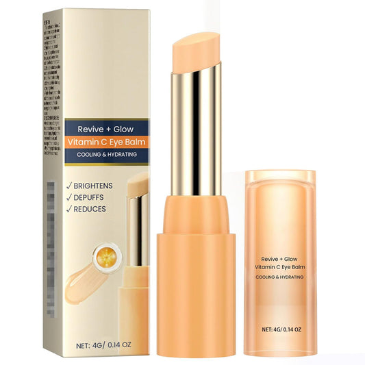 NatrLuxe Vitamin C Eye Cream Stick,Under Eyes Cream For Dark Circles And Puffy,Glow Balm, Lift The Skin Around The Eyes & Tighten Eye Bags, Firming Stick For All Skin Types, Women/Men