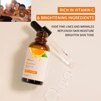 Vitamin C Facial Essence, Nicotinamide Facial Skin Care and Skin Brightening Essence Have The Effects of Anti-wrinkle, Dark Circles, Brightening, Repairing and Promoting Collagen, and Firming Skin