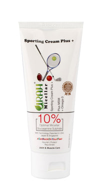 URAH Urah Micellar Sporting Cream Plus | MSM, Omega-3, Vitamin C & Turmeric | Non-Greasy Joint Comfort Cream | Quick Absorption | Sensitive Skin Friendly | 50g Tube