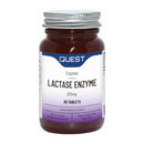 Quest Lactase Enzyme 200mg for Lactose Intolerance Relief. 2000 ALU Fast Relief Dairy Enzymes Digestive Supplement to Prevent Gas, Bloating & Diarrhoea. Dairy Free, Gluten Free & Vegan (30 Tablets)