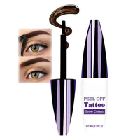 SHEBEEDO Peel Off Eyebrow Tint Gel, Brown Tattoo Brow Peel Off Eyebrow Dye,Semi-Permanent Colour,Anti SmudgeWaterproof Tattoo Brow Tint, Brow Gel Lasts Up to 3 Days