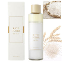 Xinyig Rice Water Toner,150ml Rice Toner Skin Care,Natural Moisturizer Glow Essence,Hydrating Toner for Face,Smoothing Toner for Face,Toner Skincare for Deep Hydration,Hydrating&Moisturizing Rice Extract