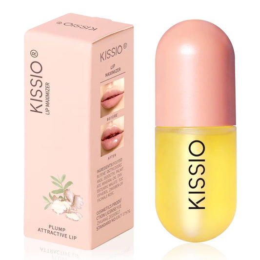 Generic KISSIO Lip Plumper,Natural Lip Plumper, lip plumper for day use,Lip Plumper Gloss Make Lips Fuller and Moisturizing 5.5ml