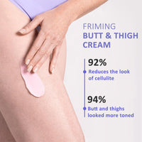 Firming Butt & Thigh Cream, Skin Tightening Cream Body Lotion For Crepey Skin – Smooths The Look Of Dimpled Texture, Fades The Look Of Stretch Marks – Smooth, Sculpted Glutes, Hydrating Toning