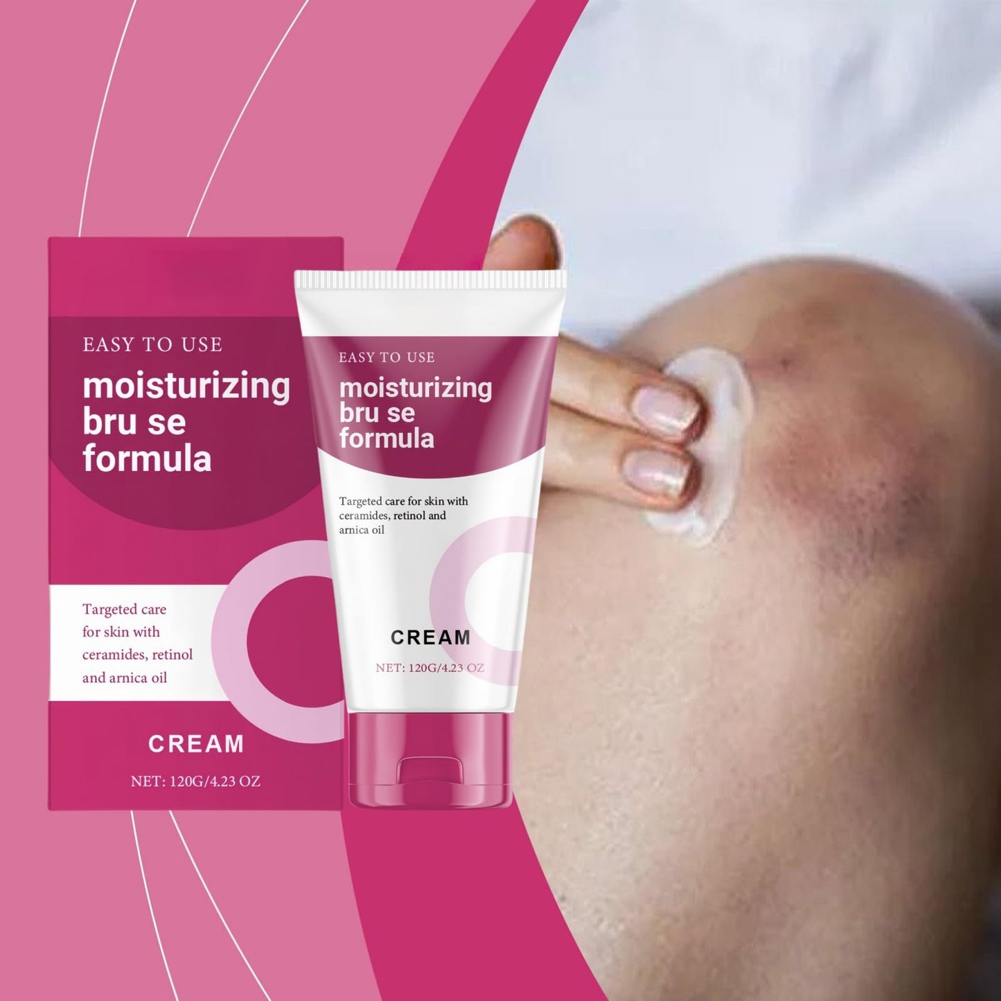 120g Moisturizing Bru/ise Cream,Dark Spot Corrector for Brui/sing,Skin Repair Cream,Arnica Cream for Brui/sing & Swelling,Moisturizing Bru/ise Formula Cre/am,Restore & Rejuvenate,Skin Relief & Repair
