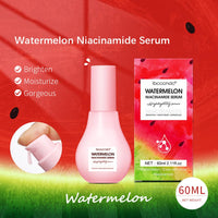 Watermelon Glow Niacinamide Dew Drops Highlighting Serum, Glow Recipe Watermelon Hydrating Serum With Hyaluronic Acid, Brighten, Moisturizing, Lightweight Facial Serum & Priming Liquid Highlighter