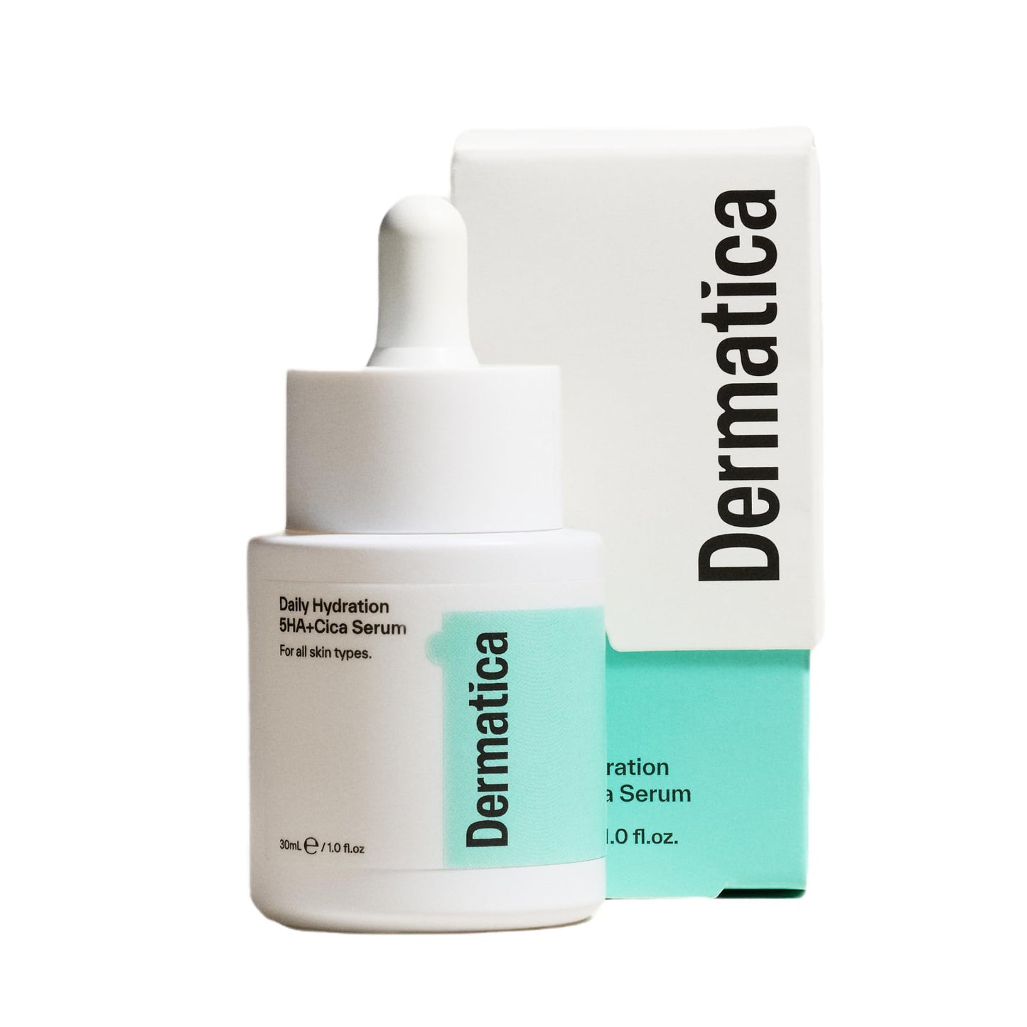 Dermatica Daily Hydration 5HA+Cica Serum – Lightweight Face Serum with 5 Types of Hyaluronic Acid, Cica & Niacinamide for Deep Hydration, Barrier Support & Plumper-Looking Skin