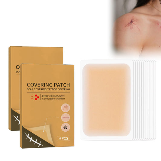 Cynamus Pack of 2 Tattoo Cover Up Stickers, Tattoo Concealing Tape, Scar, Covering Tape, Skin Tone Concealer Stickers, Breathable and Waterproof Skin Concealing Tape for Covering Tattoos