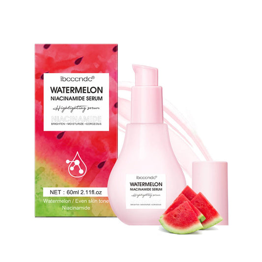 Grospe Watermelon Niacinamide Serum Moisturising Glowing Skin Tightens Pores Mixed with Foundation Makeup Primer Cream Watermelon Serum 60ml