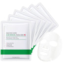 ISBEAUSOLS Salicylic Acid Face Masks 6pcs, Acne Removal Face Mask Set, Moisturizing & Hydrating Sheet Masks, Advance Face Masks Skincare, Soothes Redness, Shrink Pores, Face Mask Gift Sets for Women