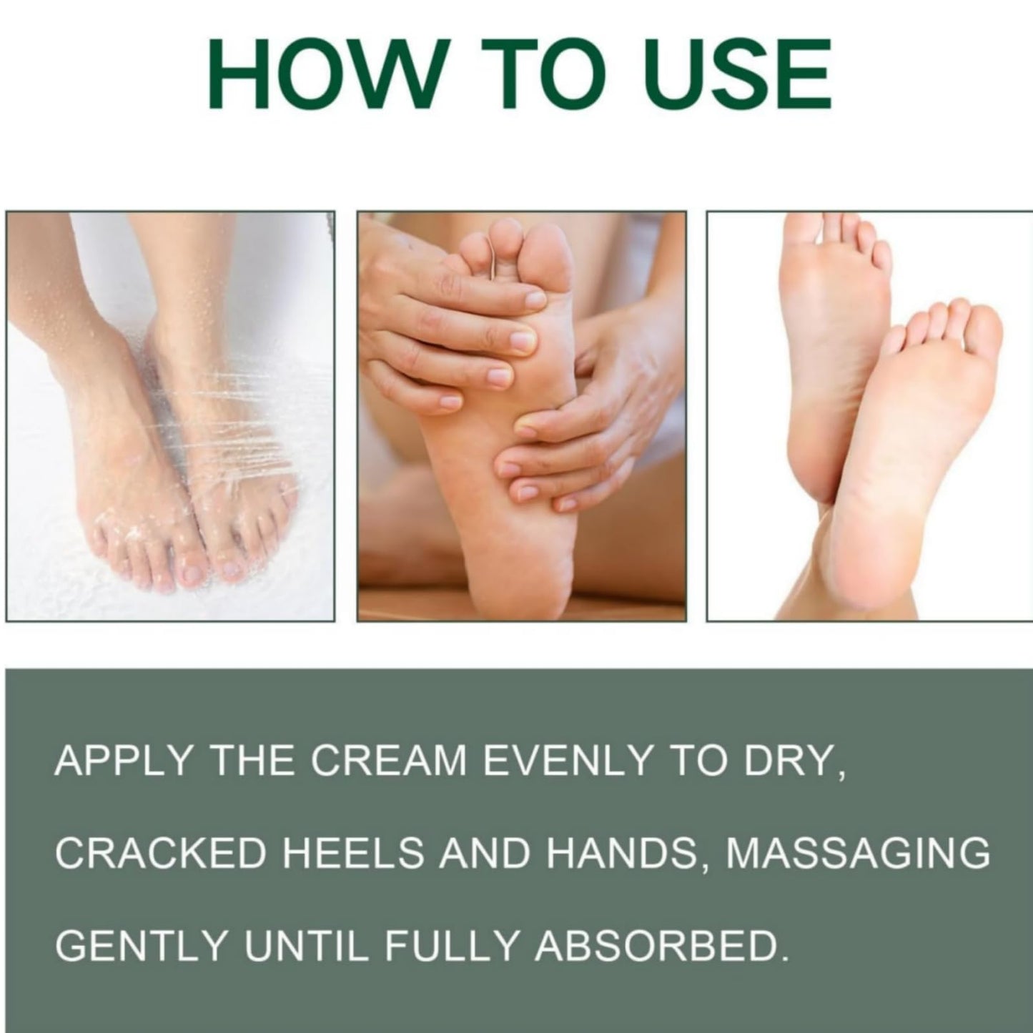 Yoowan Foot Cream For Cracked Heels And Dry Skin,Cracked Heel Repair Cream,Hard Skin Remover Foot C-ream,Dry Feet Treatment,Repairing Cracked Heel And Itchy Feet,Hydrate&Soften,For Heels,Knees,Elbows&Hands