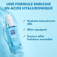 Mixa Expert Sensitive Skin - Hyalurogel Serum - 24H Hydration Booster - Pure Hyaluronic Acid, Vitamin B3 + B5