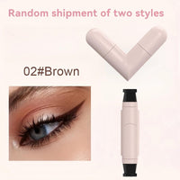 QinZiEn Eyeliner Stamp,Double-Tip Rotatable Winged Eyeliner Stamp,Waterproof Eyeliner,Non Smudge Eyeli/ner,Eyeli/ner Tool for Beginner,Eye Make-Up,Eyel/iner Stencil,Quick Dry Eye/liner Pen,Black Eye/liner