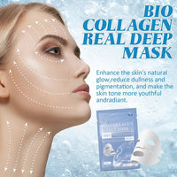 Katslyn Collagen Face Mask,Bio Collagen Face Mask Overnight,Bio-Collagen Real Deep Mask,Collagen Sleeping Mask For Face,Beauty Sheet Mask Deep Hydrating Firming 4PCS