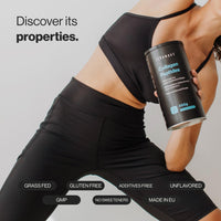 Zenement Collagen Peptides - Hydrolysed Collagen Powder (Type I, III) from Grass-fed Cattle - with Magnesium, Hyaluronic Acid, Zinc, and Vitamin C - Unflavoured - High Solubility - 450g