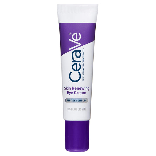 CeraVe Skin Renewing Eye Cream with Peptide Complex and Caffeine for Brighter, Smoother Eyes, 15 ml