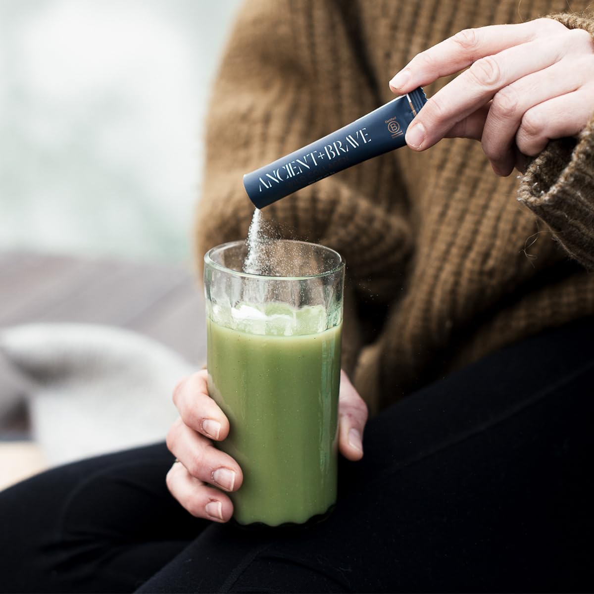 Ancient + Brave Wild Collagen Sachets 15 x 5g - Wild Caught Marine Collagen Powder - 100% Hydrolysed Collagen Peptides (Fish) - High Protein, Fasting, Keto - Skin, Hair & Nail Health