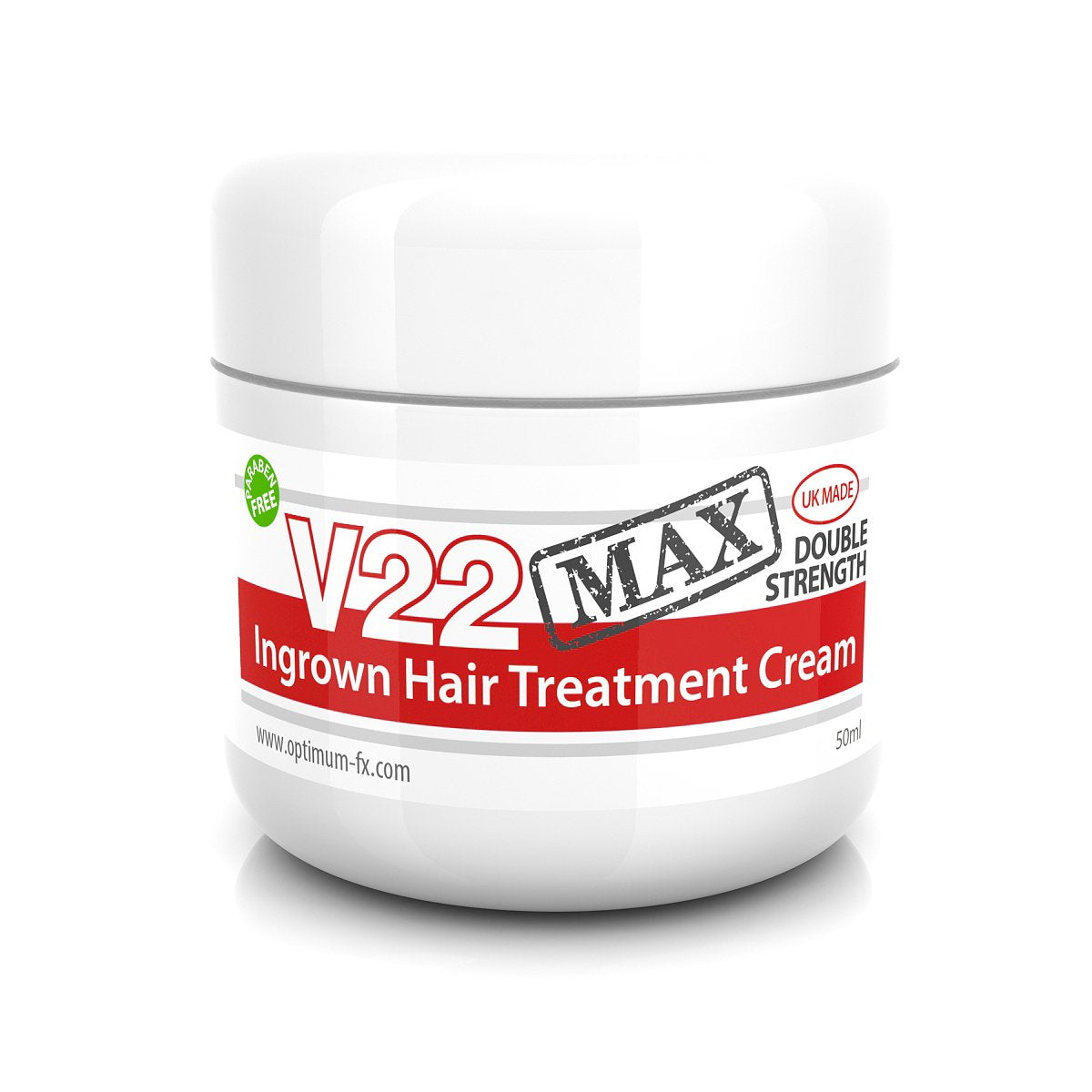V Series Creams V22 MAX Ingrown Hair Treatment Cream Double Strength Paraben and Cruelty Free - 50ml