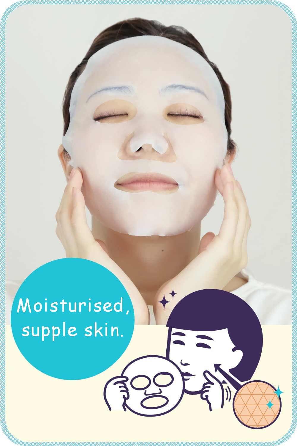 Rice face mask for Keana Nadeshiko Dry skin Moisturizing Firmness Elasticity