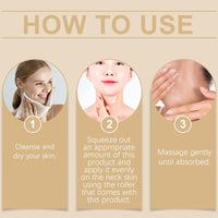 SingHao Neck Creams for Firming Roller,N/eck F/irming Tightening C/ream,Natural Anti-Aging Neck Cream,Neck Firming Cream for Woman,Tighten and Lift Neck Cream,Wrinkle Cream,Firm and Lift Sagging Skin