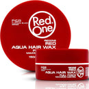 Red One Hair Styling Aqua Wax Red 150ml | Edge Control | Hair Gel Wax | Ultra Hold | Strawberry Scent | Men & Women Hair Wax | Maximum Control