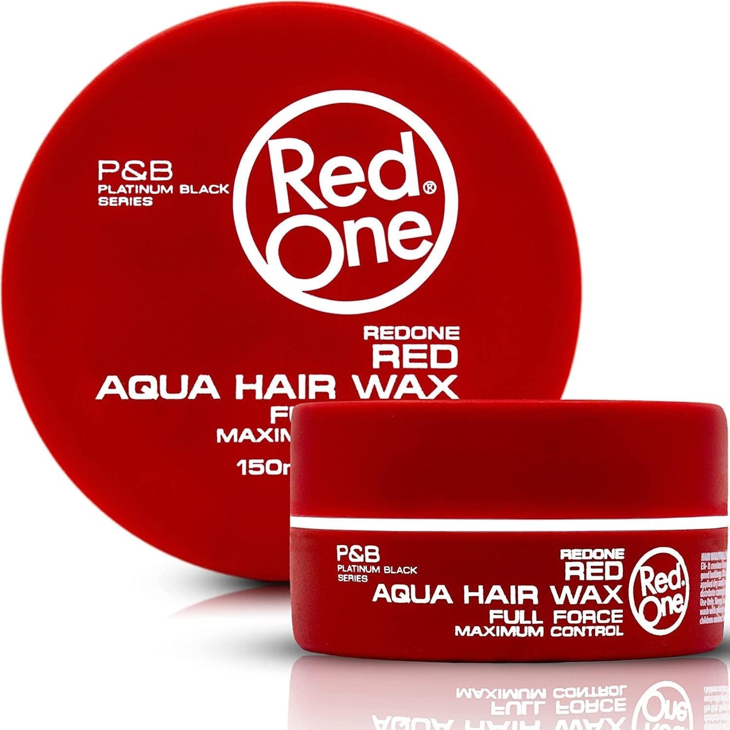 Red One Hair Styling Aqua Wax Red 150ml | Edge Control | Hair Gel Wax | Ultra Hold | Strawberry Scent | Men & Women Hair Wax | Maximum Control