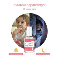 Stop Biting Your Nails with Fast, Clear Varnish with Treatment Benefits for Adults & Children,Acting Anti Nail Biting Nail Polish, Prevent Nail Biting with Easy Application