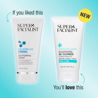 Super Facialist Vegan Collagen Rejuvenating Gel Cleanser - Firming, Smoothing & Plumping, Gentle Face Cleanser & Face Care with Marine Bio-Complex, Seaweed and Hyaluronic Acid, 150ml