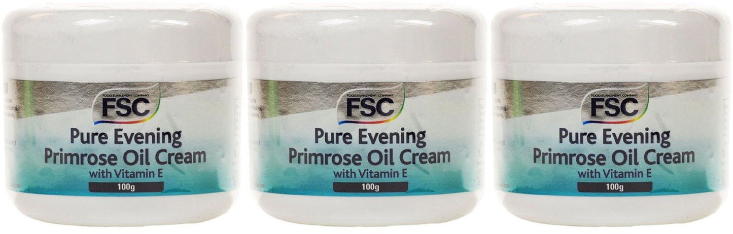 (3 PACK) - FSC - Evening Primrose Oil Cream | 100g | 3 PACK BUNDLE