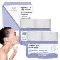 MEITREND Tighten & Lift Firming Neck Cream,2PCS neck firming cream,Anti Aging neck cream for sagging and tighten,Lifting Sagging Skin & Smooth Neck Wrinkle,Hydrating Neck Cream,Skincare Neck Cream-50ml*2