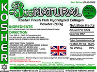 Bee-natural Kosher Hydrolyzed Marine Collagen Powder 200g