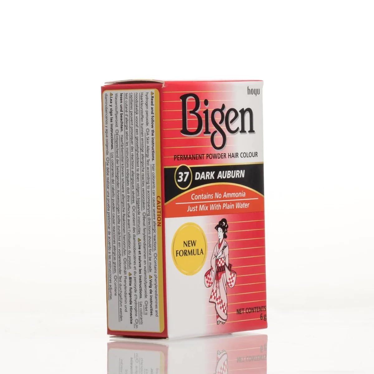 Generic Bigen Permanent Powder Hair Color - 37 - Dark Auburn | No Ammonia (Pack of 2)