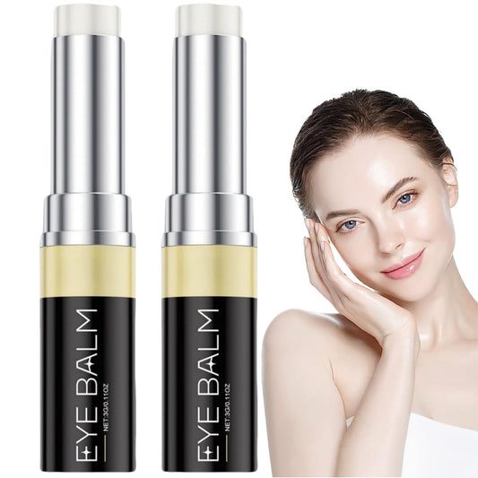 Siyinzu 2PCS Eye Balm Stick for Under Eye Bags,Balm Erases Eye Bags within Minutes,Eye Cream for Dark Circles and Puffy Eyes,Balm Eye Bags Remover,Anti Aging Eye Cream Stick,Moisturizing Firming Eye Serum