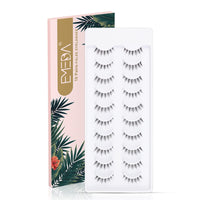10 Pair Natural Lashes Little Devil Soft Eyelashes Strip Lashes Handmade False Eyelashes Natural Look Transparent Clear Band Small Eye Lashes by EMEDA (Little Devil)