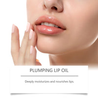 Fankayi 2PCS Lip Plumper Gloss for Fuller Lips,Plump/ify Lip Oil Plumper,Moisturizing Plumping Lip,Natural Lips Plumping Serums,Natural Lips Plum-ping Serums,Lip Oils,Li-p Plum-ping Serum