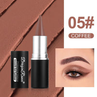 Black Gel Eyeliner Pencil, Dulele 2 Colors Natural Cream Waterproof Smudge Proof Eye Liner Black, Multi-Use Eyeliner Stick & Face Paint Stick Makeup, Eye-liners for Women Girls (Black & Coffee)
