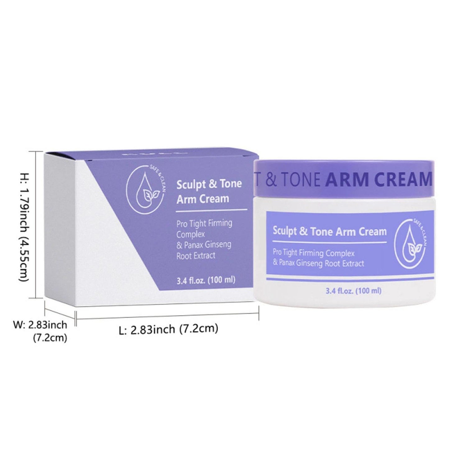 DRIPDRIP Sculpt & Tone Arm Cream - Arm Firming Cream For Women | Skin Tightening Creams Body,Skin Firming Body Cream For Arm,Leg,Belly | Deep Moisturizing And Hydrating,Suitable For Sensitive