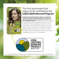 NATURTINT Naturtint Permanent Hair Colour, 6GA Deep Almond Brown, Plant Enriched, Ammonia Free, Long Lasting Grey Coverage and Radiant Colour, Nourishment and Protection