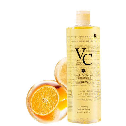 SHENYI VC Toner,VC Toner Korean, Contains V C Ingredients,Refreshing Hydrating Rejuvenating Wet Compress Moisturizing Water Lotion, Easy to Absorb, Deeply Hydrate and Enhance Skin Elasticity(300ml)
