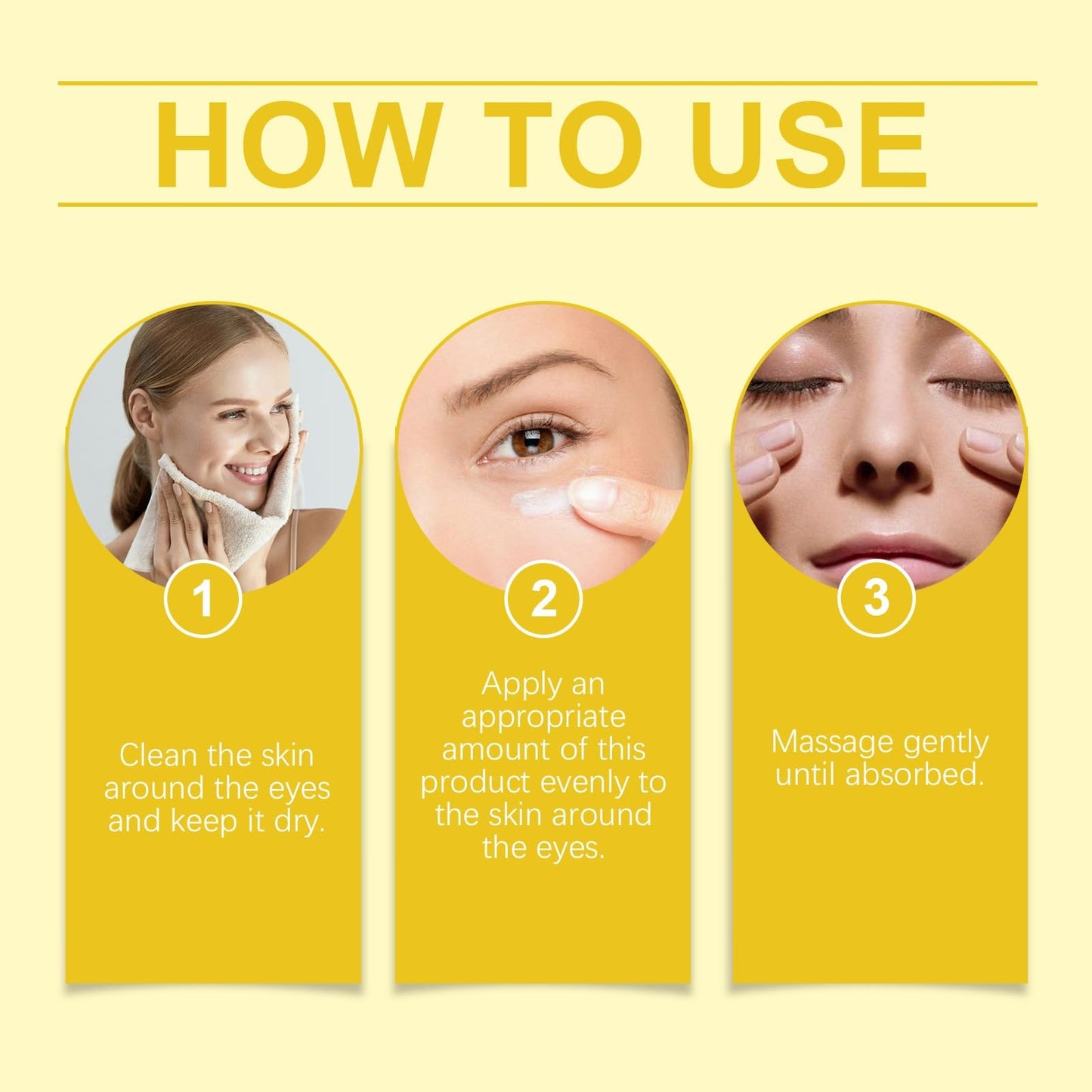 Jinjiar Vitamin C Eye Cream Stick,Vitamin C Eye Serum,Eye Bags Remover Women,Eye Cream for Dark Circles and Puffy Eyes,Under E-ye Cream,E-ye Cream Anti Aging,Firming Eye Cr-eam,Ey-e Bags Remover,Men Cre-am