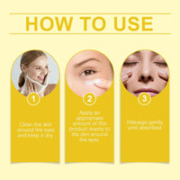Jinjiar Vitamin C Eye Cream Stick,Vitamin C Eye Serum,Eye Bags Remover Women,Eye Cream for Dark Circles and Puffy Eyes,Under E-ye Cream,E-ye Cream Anti Aging,Firming Eye Cr-eam,Ey-e Bags Remover,Men Cre-am