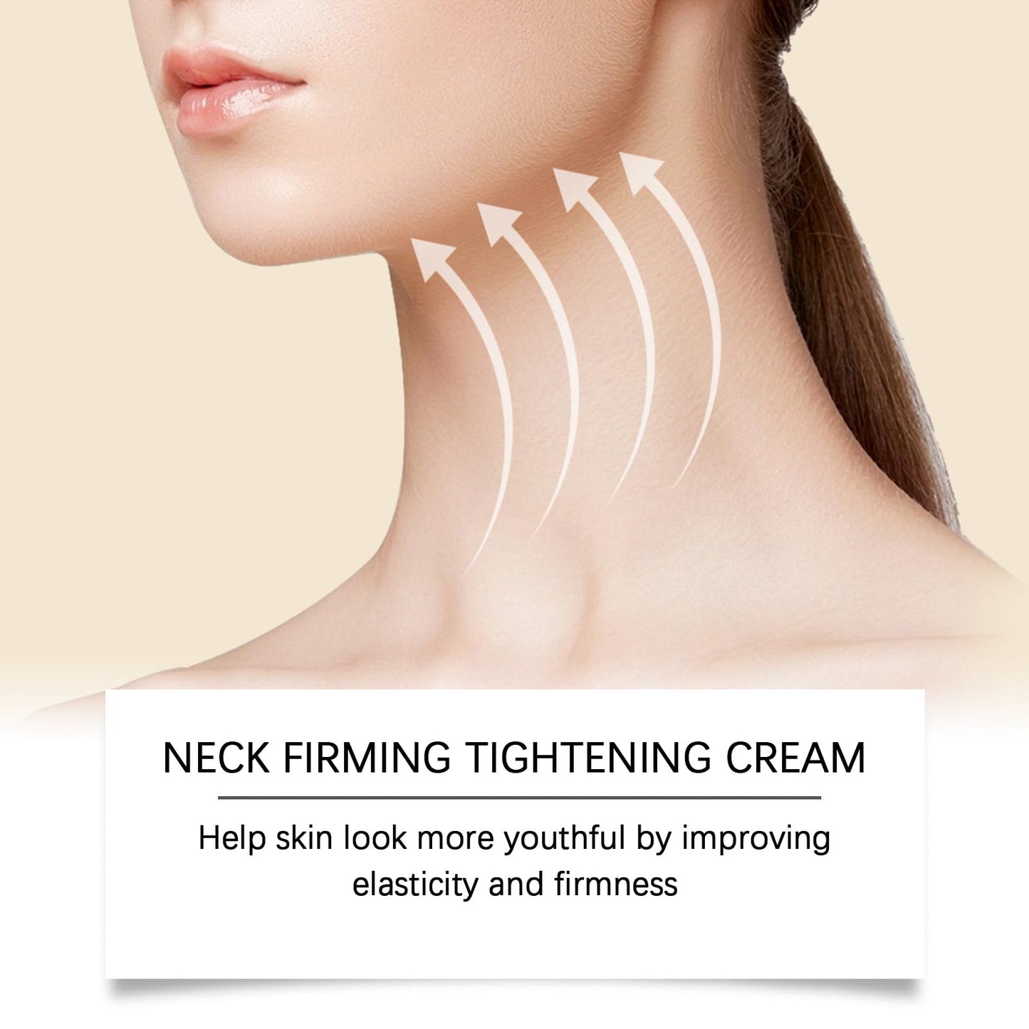 Neck Firming Tightening Cream 50g With Retinol & Collagen, Skin Tightening Cream For Face Firming and Lifting, Wrinkles On Neck & Décolleté For Women Lifting Day & Night