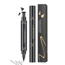 KKwoter Smudge-Proof Winged Eyeliner Stamp & Pen for Women - Long-Lasting Black Liquid Eye Liner
