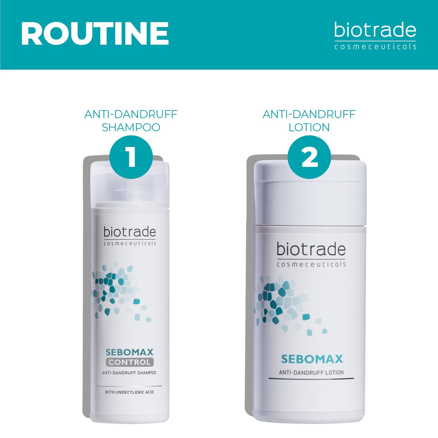 Biotrade sebomax Biotrade Sebomax Control Anti-Dandruff Shampoo with Undecylenic Acid – Anti-Itch Shampoo that Soothes Irritated Scalp and Removes Dandruff & Impurities – 200 ml