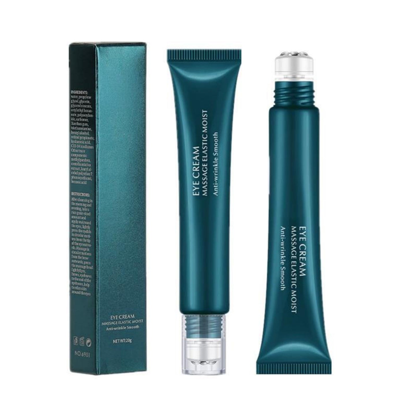 Under Eye Cream with Roller Applicator for Dark Circles and Puffiness β Hydrating and Refreshing Eye Cream for Delicate Skin Care