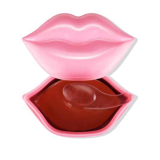 KYDA 20Pcs Moisturizing Lip Mask Set, Collagen Lip Sleep Mask Reduces Lip Lines and Natural Moisture Lip Mask Patches,Effectively Anti-Wrinkle and Nourish The Lip Skin Nourishes Lip Care Pad
