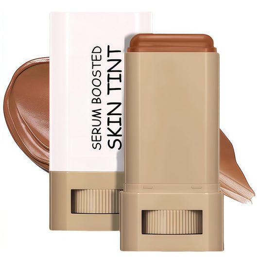 Coloroom Skin Tint Foundation Stick – Hydrating Tinted Moisturiser & Portable Beauty Balm Serum Boosted Makeup Stick for Face
