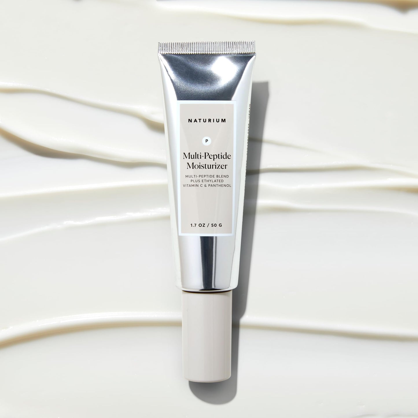 Naturium Multi-Peptide Eye Cream, Smoothing Skincare, with Squalane & Hyaluronic Acid | 0.5 FL OZ / 15 ML